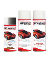mazda cx9 aluminium aerosol spray car paint clear lacquer 38p With primer anti rust undercoat protection