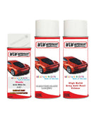 mazda 3 arctic white cle aerosol spray car paint clear lacquer a4d With primer anti rust undercoat protection