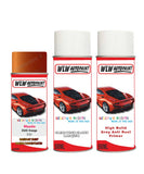 mazda mx5 chilli orange aerosol spray car paint clear lacquer 33j With primer anti rust undercoat protection