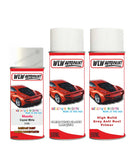 mazda mx5 crystal white aerosol spray car paint clear lacquer 34k With primer anti rust undercoat protection