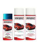 mazda 2 dynamic blue aerosol spray car paint clear lacquer 44j With primer anti rust undercoat protection