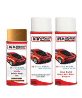 mazda mx5 evolution orange aerosol spray car paint clear lacquer 18k With primer anti rust undercoat protection