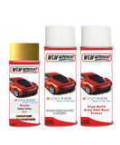 mazda cx7 golden yellow aerosol spray car paint clear lacquer 35y With primer anti rust undercoat protection