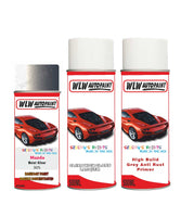 mazda cx7 moist silver aerosol spray car paint clear lacquer 30s With primer anti rust undercoat protection