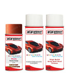 mazda 5 passion orange aerosol spray car paint clear lacquer 27y With primer anti rust undercoat protection