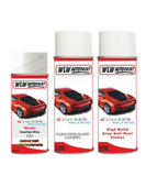 mazda mx5 snowflake white aerosol spray car paint clear lacquer 25d With primer anti rust undercoat protection