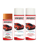 mazda 2 spicy orange aerosol spray car paint clear lacquer 25t With primer anti rust undercoat protection