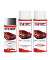 mazda 6 titanium grey ii aerosol spray car paint clear lacquer 38b With primer anti rust undercoat protection