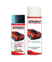 mazda cx5 eternal blue aerosol spray car paint clear lacquer 45bBody repair basecoat dent colour