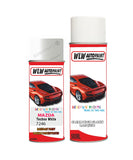 mazda 6 techno white aerosol spray car paint clear lacquer 7246Body repair basecoat dent colour
