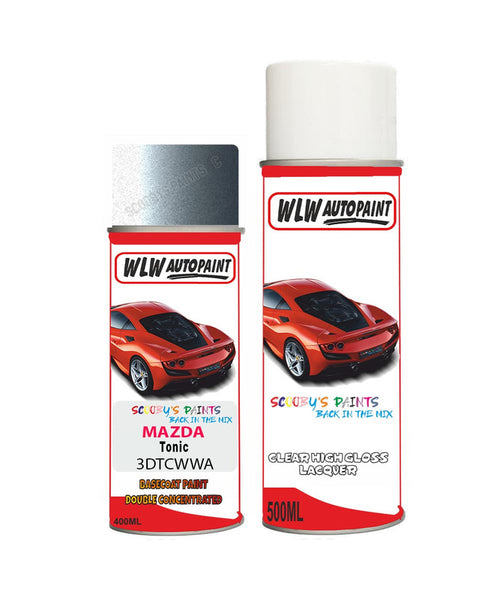 mazda 2 tonic aerosol spray car paint clear lacquer 3dtcwwaBody repair basecoat dent colour