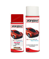 mazda 6 true red aerosol spray car paint clear lacquer a4aBody repair basecoat dent colour