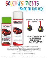 Paint For Mercedes G-Class Amg Aliengreen Code 166/6166 Aerosol Spray for body panel crash repair