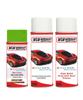 Paint For Mercedes G-Class Amg Aliengreen Code 166/6166 Aerosol Spray Paint With Lacquer