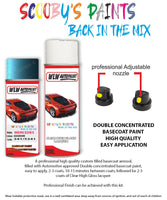 Paint For Mercedes G-Class Aquamarin Code 341/5341 Aerosol Spray for body panel crash repair