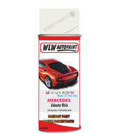 Paint For Mercedes C-Class Alabaster White Code 960/9960 Aerosol Spray Anti Rust Primer Undercoat