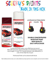 Paint For Mercedes G-Class Barolo Red Code 540/3540 Aerosol Spray for body panel crash repair