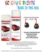 Paint For Mercedes G-Class Alabaster White Code 960/9960 Aerosol Spray for body panel crash repair