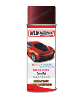 Paint For Mercedes A-Class Carneol Red Code 544/3544 Aerosol Spray Anti Rust Primer Undercoat