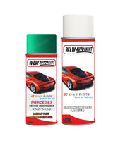 Paint For Mercedes E-Class Edison Green Code 252/6252 Aerosol Spray Paint