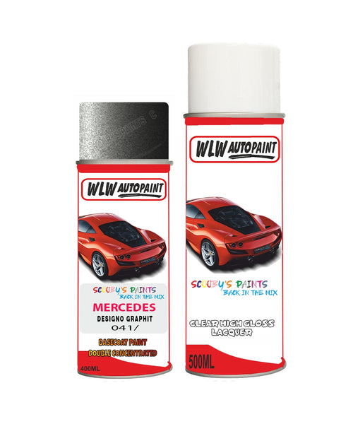 Paint For Mercedes G-Class Graphit Code 041 Aerosol Spray Paint