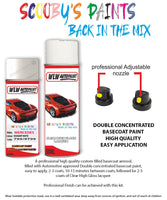 Paint For Mercedes G-Class Diamant White Code 799/9799 Aerosol Spray for body panel crash repair