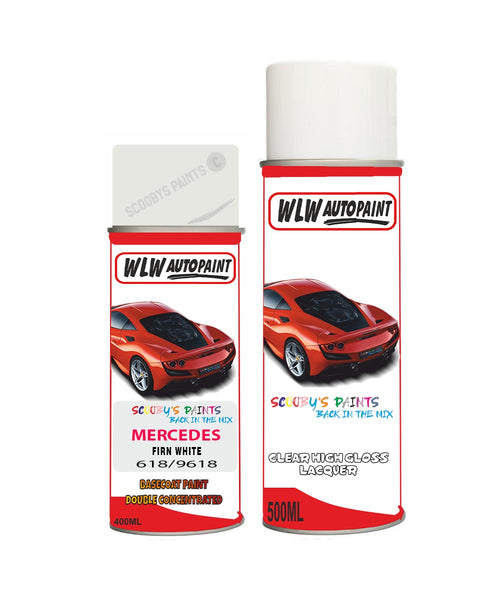 Paint For Mercedes E-Class Firn White Code 143/9143 Aerosol Spray Paint