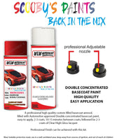Paint For Mercedes G-Class Hyazinth Red Code 334/3996 Aerosol Spray for body panel crash repair