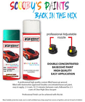 Paint For Mercedes Clk-Class Lagunengreen Code 810 Aerosol Spray for body panel crash repair