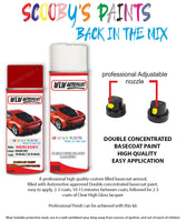 Paint For Mercedes G-Class Magma Red Code 586/3586 Aerosol Spray for body panel crash repair