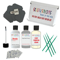 MERCEDES MONDSTEIN Silver Paint Code 144/9144/144/9144 Touch Up Paint Repair Detailing Kit