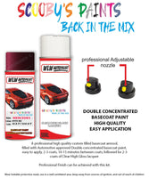 Paint For Mercedes S-Class Mystic Red Code 37/3037 Aerosol Spray for body panel crash repair