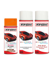 Paint For Mercedes Cla-Class Opalorange Code 892 Aerosol Spray Paint With Lacquer