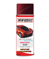 Paint For Mercedes S-Class Pyrop Red Code 584/3584 Aerosol Spray Anti Rust Primer Undercoat