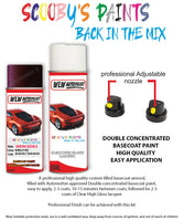 Paint For Mercedes S-Class Rubellit Red Code 660/3660 Aerosol Spray for body panel crash repair