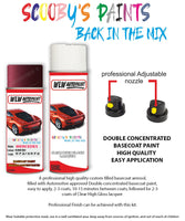 Paint For Mercedes G-Class Rubin Red Code 572/3572 Aerosol Spray for body panel crash repair