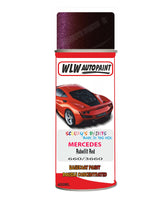 Paint For Mercedes E-Class Rubellit Red Code 660/3660 Aerosol Spray Anti Rust Primer Undercoat
