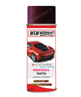 Paint For Mercedes S-Class Rubellit Red Code 660/3660 Aerosol Spray Anti Rust Primer Undercoat