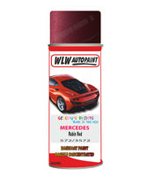 Paint For Mercedes Clk-Class Rubin Red Code 572/3572 Aerosol Spray Anti Rust Primer Undercoat