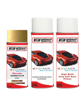 Paint For Mercedes A-Class Savannen Yellow Code 648 Aerosol Spray Paint With Lacquer