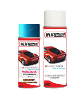 Paint For Mercedes A-Class Suedsee Blue Code 162/5162 Aerosol Spray Paint
