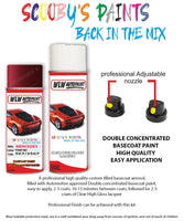 Paint For Mercedes S-Class Titanit Red Code 567/3567 Aerosol Spray for body panel crash repair