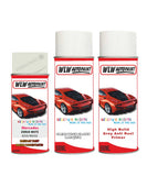 Paint For Mercedes A-Class Zirrus White Code 650/9650 Aerosol Spray Paint With Lacquer