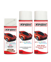 mini cooper aspen white aerosol spray car paint clear lacquer bu0191 With primer anti rust undercoat protection