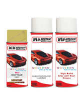 mini cooper bright yellow aerosol spray car paint clear lacquer yb17 With primer anti rust undercoat protection