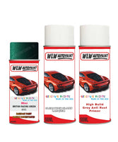 mini cooper british racing green aerosol spray car paint clear lacquer 895 With primer anti rust undercoat protection