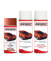 mini cooper cabrio hot orange aerosol spray car paint clear lacquer wa26 With primer anti rust undercoat protection