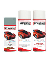 mini cooper s clubman ice blue aerosol spray car paint clear lacquer b28 With primer anti rust undercoat protection