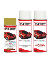 mini cooper interchange yellow aerosol spray car paint clear lacquer ya95 With primer anti rust undercoat protection