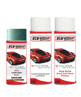 mini one cabrio laguna green aerosol spray car paint clear lacquer wb46 With primer anti rust undercoat protection
